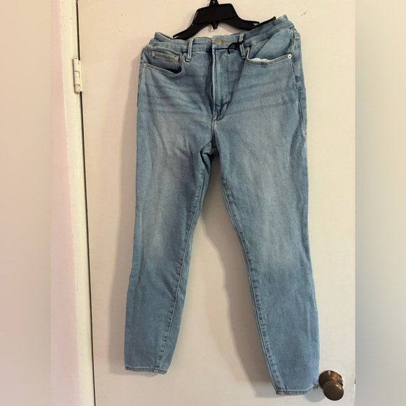 GOOD AMERICAN x ZARA High Rise Skinny Jeans, NWT - Picture 1 of 5